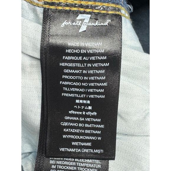 7 For All Mankind Women's Kimmie Bootcut Blue Denim Jeans - Size 30 (30x32.5) - Picture 7 of 8